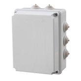 Box D-2 opaque gray 190X150X100 smooth